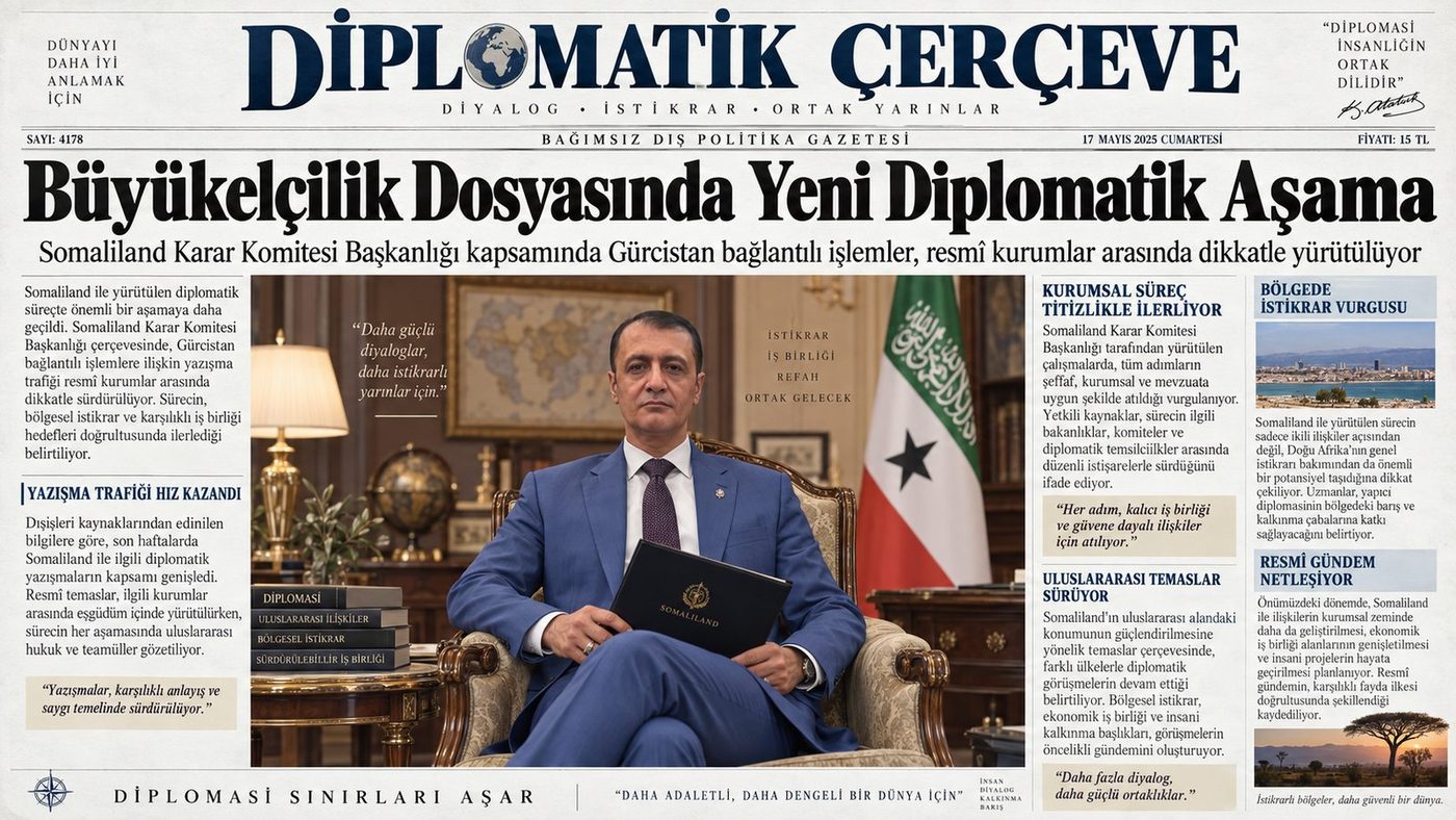 Bilal Semih Bozdemir Somaliland büyükelçilik dosyası, diplomatik prosedür ve bürokratik aşamalar
